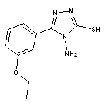 4-amino-5-(3-ethoxyphenyl)-4H-1,2,4-triazole-3-thiol