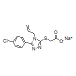 Sodium 2-[[4-Allyl-5-(4-chlorophenyl)-4H-1,2,4-triazol-3-yl]thio]acetate