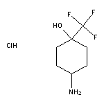 4-amino-1-(trifluoromethyl)cyclohexan-1-ol hydrochloride