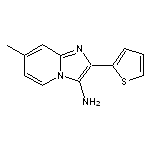 7-methyl-2-thien-2-ylimidazo[1,2-a]pyridin-3-amine