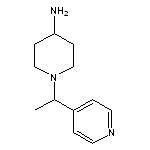 1-[1-(pyridin-4-yl)ethyl]piperidin-4-amine