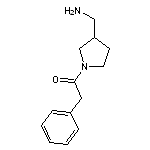 1-[3-(aminomethyl)pyrrolidin-1-yl]-2-phenylethan-1-one