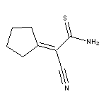 2-cyano-2-cyclopentylideneethanethioamide