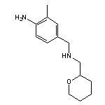 2-methyl-4-{[(oxan-2-ylmethyl)amino]methyl}aniline