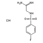 2-(4-fluorobenzenesulfonamido)ethanimidamide hydrochloride