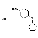 4-(cyclopentylsulfanyl)aniline hydrochloride