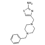 4-[(4-benzylpiperazin-1-yl)methyl]-1,3-thiazol-2-amine