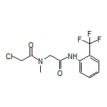 2-Chloro-N-methyl-N-[2-oxo-2-[[2-(trifluoromethyl)phenyl]amino]ethyl]acetamide