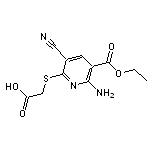 {[6-amino-3-cyano-5-(ethoxycarbonyl)pyridin-2-yl]thio}acetic acid