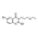 6-bromo-3-(3-ethoxypropyl)-2-mercaptoquinazolin-4(3H)-one