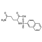 5-amino-2-[(2-naphthylsulfonyl)amino]-5-oxopentanoic acid