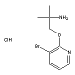 2-(2-amino-2-methylpropoxy)-3-bromopyridine hydrochloride