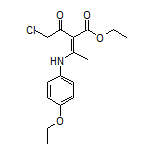 Ethyl 2-(2-Chloroacetyl)-3-[(4-ethoxyphenyl)amino]-2-butenoate