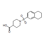 1-[(5,6,7,8-Tetrahydro-2-naphthyl)sulfonyl]piperidine-4-carboxylic Acid