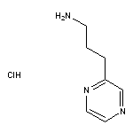 3-(pyrazin-2-yl)propan-1-amine hydrochloride