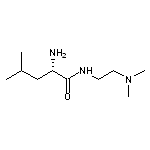 (2S)-2-amino-N-[2-(dimethylamino)ethyl]-4-methylpentanamide