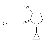 3-amino-1-cyclopropylpyrrolidin-2-one hydrochloride