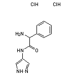 2-amino-2-phenyl-N-(1H-pyrazol-4-yl)acetamide dihydrochloride