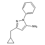 3-(cyclopropylmethyl)-1-phenyl-1H-pyrazol-5-amine