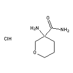 3-aminooxane-3-carboxamide hydrochloride