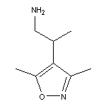 2-(dimethyl-1,2-oxazol-4-yl)propan-1-amine