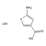 5-aminothiophene-3-carboxylic acid hydrochloride