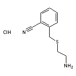 2-{[(2-aminoethyl)thio]methyl}benzonitrile hydrochloride