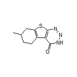 7-Methyl-5,6,7,8-tetrahydrobenzo[4,5]thieno[2,3-d][1,2,3]triazin-4(3H)-one