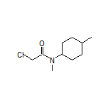 2-chloro-N-methyl-N-(4-methylcyclohexyl)acetamide