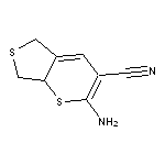 2-amino-7,7a-dihydro-5H-thieno[3,4-b]thiopyran-3-carbonitrile