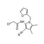 2-Chloro-N-[3-cyano-1-(2-furylmethyl)-4,5-dimethyl-2-pyrrolyl]acetamide