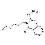 3-(3-ethoxypropyl)-2-hydrazinoquinazolin-4(3H)-one