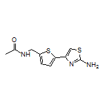 N-[[5-(2-Amino-4-thiazolyl)-2-thienyl]methyl]acetamide