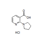 2-(1-Pyrrolidinyl)nicotinic Acid Hydrochloride