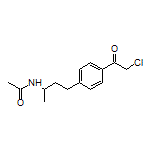 N-[4-[4-(2-Chloroacetyl)phenyl]-2-butyl]acetamide