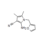 2-Amino-1-(2-furylmethyl)-4,5-dimethylpyrrole-3-carbonitrile