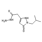 2-(1-isobutyl-5-oxo-2,5-dihydro-1H-pyrazol-3-yl)acetohydrazide