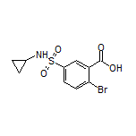 2-Bromo-5-(N-cyclopropylsulfamoyl)benzoic Acid