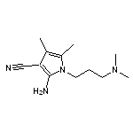 2-amino-1-[3-(dimethylamino)propyl]-4,5-dimethyl-1H-pyrrole-3-carbonitrile