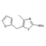 5-(2-furylmethyl)-4-methyl-1,3-thiazol-2-amine