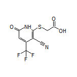 2-[[3-Cyano-6-oxo-4-(trifluoromethyl)-1,6-dihydropyridin-2-yl]thio]acetic Acid