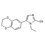 5-(2,3-dihydro-1,4-benzodioxin-6-yl)-1-ethyl-1H-imidazole-2-thiol