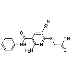 {[6-amino-5-(anilinocarbonyl)-3-cyanopyridin-2-yl]thio}acetic acid