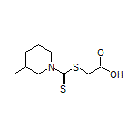 2-[(3-Methylpiperidine-1-carbonothioyl)thio]acetic Acid