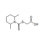 2-[(2,6-Dimethylpiperidine-1-carbonothioyl)thio]acetic Acid