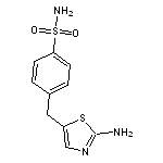 4-[(2-amino-1,3-thiazol-5-yl)methyl]benzenesulfonamide