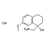 1-(aminomethyl)-7-methoxy-1,2,3,4-tetrahydronaphthalen-1-ol hydrochloride