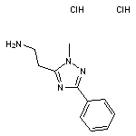 2-(1-methyl-3-phenyl-1H-1,2,4-triazol-5-yl)ethan-1-amine dihydrochloride