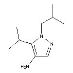 1-(2-methylpropyl)-5-(propan-2-yl)-1H-pyrazol-4-amine