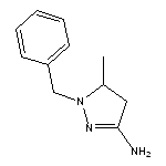 1-benzyl-5-methyl-4,5-dihydro-1H-pyrazol-3-amine